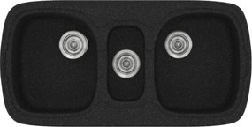 Sanitec Classic 303 (96×51) - Γρανιτένιος νεροχύτης - Granite BLACK