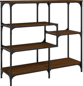 vidaXL Τραπέζι Κονσόλα Καφέ Δρυς 103x32x95 εκ. Επεξεργασμένο Ξύλο