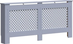 vidaXL Κάλυμμα Καλοριφέρ Ανθρακί 172 x 19 x 81,5 εκ. από MDF
