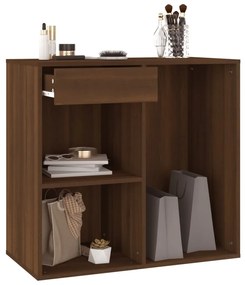 808840 vidaXL Ντουλάπι Καλλυντικών Καφέ Δρυς 80x40x75 εκ. Επεξ. ξύλο