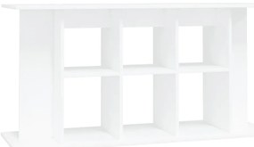 vidaXL Βάση Ενυδρείου Λευκή 120 x 40 x 60 εκ. από Επεξεργασμένο Ξύλο