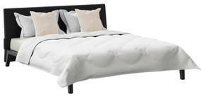 vidaXL Πάπλωμα Άλλο με μαξιλάρι 3 pcs Λευκό 240 x 200 cm Μικροΐνες