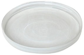 Πιάτο Atlas Στρογγυλό Ρηχό Alabaster Hor1621K6 Φ21cm White Espiel Γυαλί