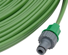 vidaXL Λάστιχο Ψεκασμού 3 Σωλήνων Πράσινο 15 μ. από PVC