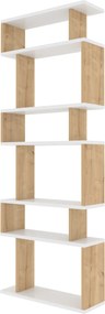 Βιβλιοθήκη Λευκό / Δρυς CATOO 60x19.6x160