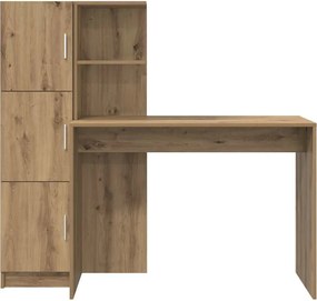 vidaXL Γραφείο 2 pcs Artisan Oak