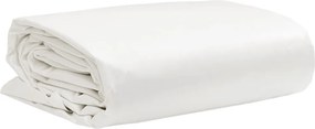 vidaXL Μουσαμάς Λευκός 5 x 5 μ. 650 γρ./μ²