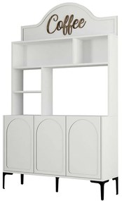 Ντουλάπι Kουζίνας Lyon 845HCT5813 120x35x200cm White Μοριοσανίδα, Μελαμίνη
