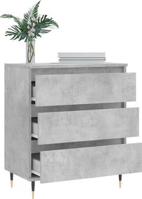 vidaXL Ντουλάπι Γκρι Σκυροδέματος 60x35x70 εκ. Επεξεργασμένο Ξύλο