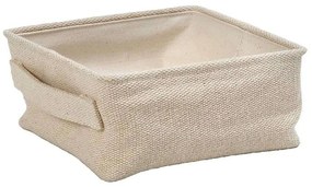 Καλάθι Αποθήκευσης AMN120 21x21x9cm Beige Espiel Cotton,Jute