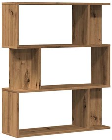 vidaXL Ντουλάπι βιβλίων Artisan Oak 80x24x96 cm Κατασκευασμένο ξύλο