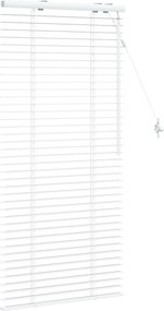 vidaXL Βενετσιάνικη Σκίαση Λευκό 55 x 130 εκ 35 mm