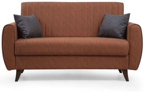 Καναπές - Κρεβάτι Διθέσιος Alkon 730MST1103 158x77x86cm Red