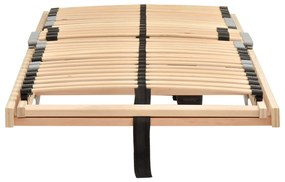 vidaXL Στιβαρό Κρεβάτι με Σλάντα Καφέ 70 x 190 cm Στερεό Ξύλο Μηλιάς