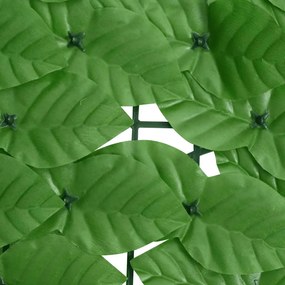 vidaXL Διαχωριστικό Βεράντας με Πράσινα Φύλλα 400 x 150 εκ.