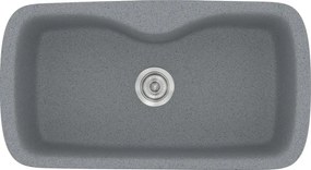 Sanitec Classic 321 (83×51) - Γρανιτένιος νεροχύτης - Metallic SILVER