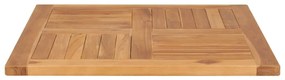 vidaXL Επιφάνεια Τραπεζιού 70 x 70 x 2,5 εκ. από Μασίφ Ξύλο Teak