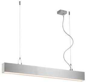 Φωτιστικό Οροφής - Ράγα Station Ultra 3911-0021-3-U-N 170x120cm Led 7795Lm 44W 3000K Silver Viokef Αλουμίνιο