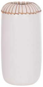 ΕΠΙΤΡΑΠΕΖΙΟ ΔΙΑΚΟΣΜΗΤΙΚΟ ΒΑΖΟ LENNOX HM4675.02S TΕΡΑΚΟΤΑ ΣΕ ΛΕΥΚΟ--Φ18x33Υεκ.