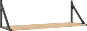vidaXL Ράφια Τοίχου 2 τεμ. Sonoma Δρυς 80x25x25,5 εκ. από Τεχνητό Ξύλο