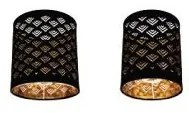Καπέλο φωτιστικού E27/E14 VK/Black Copper σε μαύρο με χάλκινο VK Hellas Electric-60080-240987-nan 60080-240987