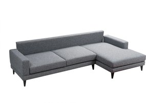 Corner Sofa-Bed Nordic Corner Right (L3+Chl) Dark Grey