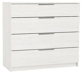 Συρταριέρα Drawer White Ε759,3 80x40x83cm Μελαμίνη