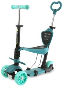 Παιδικό πατίνι Draxter Plus Scooter με κάθισμα και χειρολαβή γονέα Mint 10390140020 Lorelli