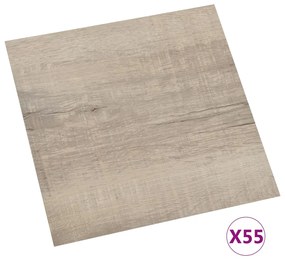 ΔΑΠΕΔΟ ΑΥΤΟΚΟΛΛΗΤΟ TAUPE 55 ΤΕΜ. 5,11 Μ² ΑΠΟ PVC 324650