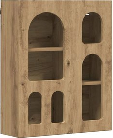 vidaXL Κρεμαστό ντουλάπι με ράφι Artisan Oak 59 x 20 x 71.5 εκ
