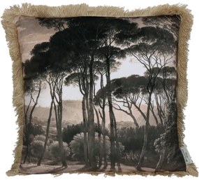 Μαξιλάρι ArteLibre Δάσος Καφέ Βελούδο 45x45cm-05154508