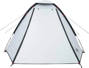 vidaXL Σκηνή Κάμπινγκ 2 Ατόμων Διάβροχη Λευκή Ύφασμα Συσκότισης