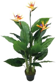 Τεχνητό Φυτό Σε Γλάστρα Πουλί Του Παραδείσου 04-00-18772 130cm Multi Marhome Συνθετικό Υλικό