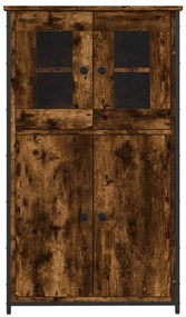 vidaXL Ντουλάπι Καπνιστή Δρυς 62x32x106,5 εκ. από Επεξεργασμένο Ξύλο