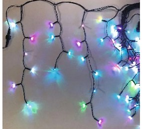 Λαμπάκια 100 LED Γιρλάντα Επεκτεινόμενα με Πρόγραμμα χωρίς Τροφοδοσία Πράσινο Καλώδιο RGB IP44 30-0617 Lumen-30-0617-Πράσινο 30-0617
