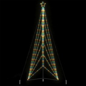 vidaXL Χριστουγεννιάτικο δέντρο LED 861 LED πολύχρωμα 478 εκ.