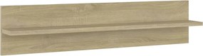 vidaXL Ραφιέρες Τοίχου 2 τεμ. Sonoma Δρυς 80 x 11,5 x 18εκ Μοριοσανίδα