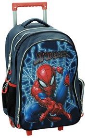 Σχολική Τσάντα Τρόλεϊ Δημοτικού (35x20x46) Gim Spiderman Frame 337-10074