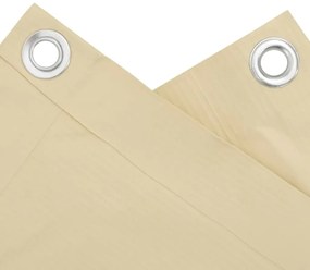Περίφραξη Μπαλκονιού Προστατευτική Κρεμ 700x120 εκ. από PVC - Κρεμ