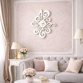 Noemi Ρολόι τοίχου απο χάλυβα,λευκό,67x46εκ της Arti e Mestieri