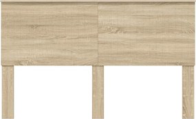 vidaXL Κεφαλάρι με κεφαλάρι Δρύς Sonoma 160 cm Επεξεργασμένο ξύλο