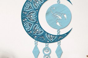 Σετ των 2 Intra απο ξύλο plywood 3mm-4mm πάχος – Διακόσμηση Ονειροπαγίδας Σκορπιού Δίασταση  20x20 cm INTRAFABR-105074286