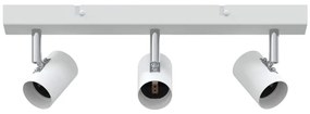 vidaXL Σποτ οροφής Λευκό 38 x 6.5 x 11.5 εκ Ατσάλι