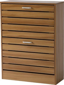 Παπουτσοθήκη Με 2 Ράφια/12 Θέσεων (63x24x80) Spitishop Butler Walnut