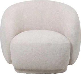 Πολυθρόνα Freya pakoworld εκρού ύφασμα 93x87x76εκ