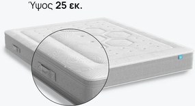 Στρώμα iSleep, Nest Hybrid, 82x190x25, Μέτρια