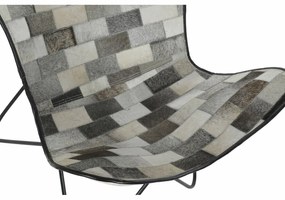Καρέκλα Τραπεζαρίας DKD Home Decor Λευκό Μαύρο Μπεζ Γκρι 74 x 70 x 90 cm