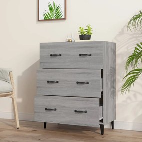 vidaXL Ντουλάπι Γκρι Sonoma 69,5 x 34 x 90 εκ. από Επεξεργασμένο Ξύλο