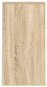 vidaXL Κομοδίνα με συρτάρι 2 τεμ. Sonoma Δρυς 35x34x66,5 εκ.