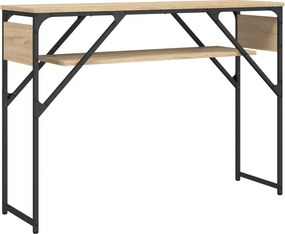 vidaXL Τραπέζι Κονσόλα Sonoma Δρυς 105 x 30 x 75 εκ. από Επεξεργ. Ξύλο